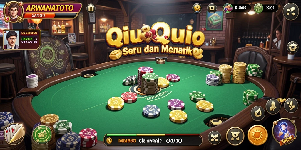 Gameplay seru ARWANATOTO dengan kartu QiuQiu.