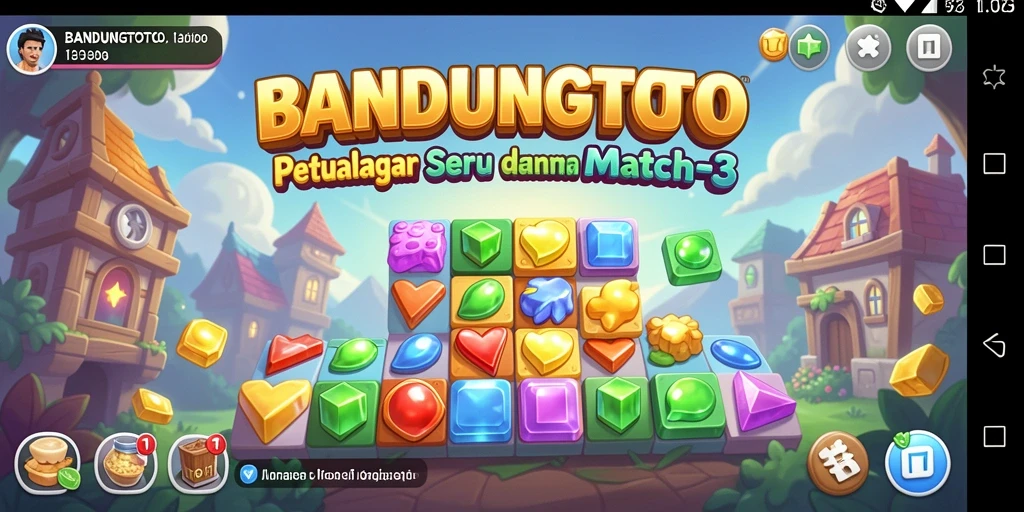 Tampilan menarik dari gameplay dalam BANDUNGTOTO yang penuh warna.