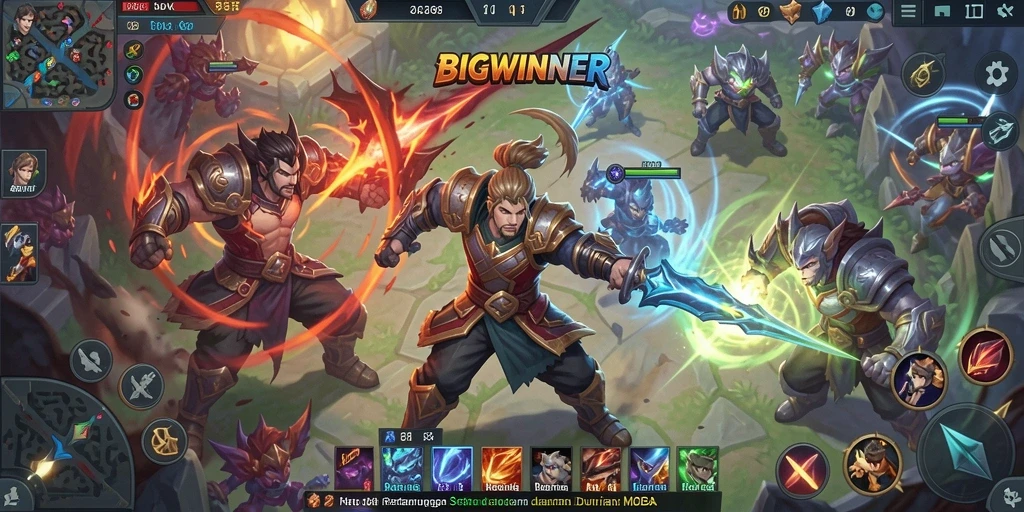 Tampilan aksi seru dalam gameplay BIGWINNER yang mendebarkan.