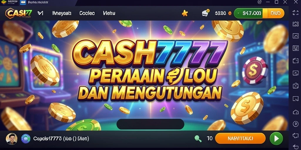 Tampilkan gameplay menarik dari CASH777 dengan berbagai fitur slot.