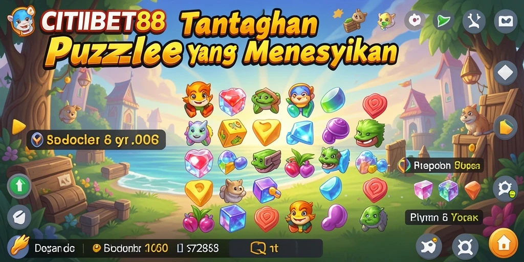 Screenshot gameplay CITIBET88 yang menampilkan tantangan Puzzle menarik.