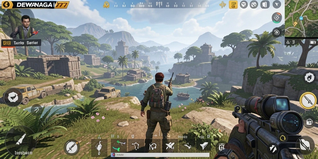 Gameplay DEWANAGA77 menampilkan eksplorasi luar biasa di dunia terbuka.