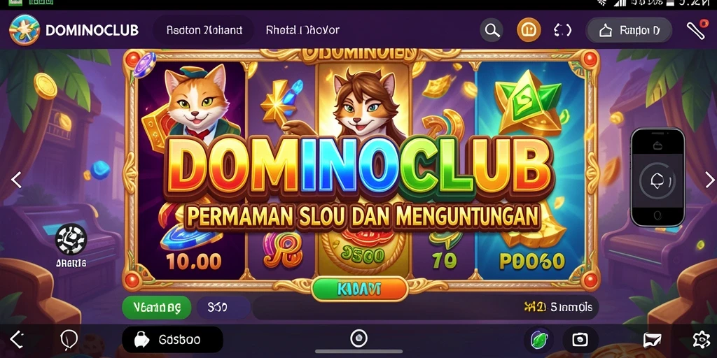 Screenshot gameplay DOMINOCLUB menampilkan kombinasi kemenangan yang mengesankan.