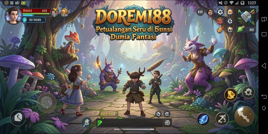 Tampilan Gameplay DOREMI88 yang menegangkan di dunia petualangan.