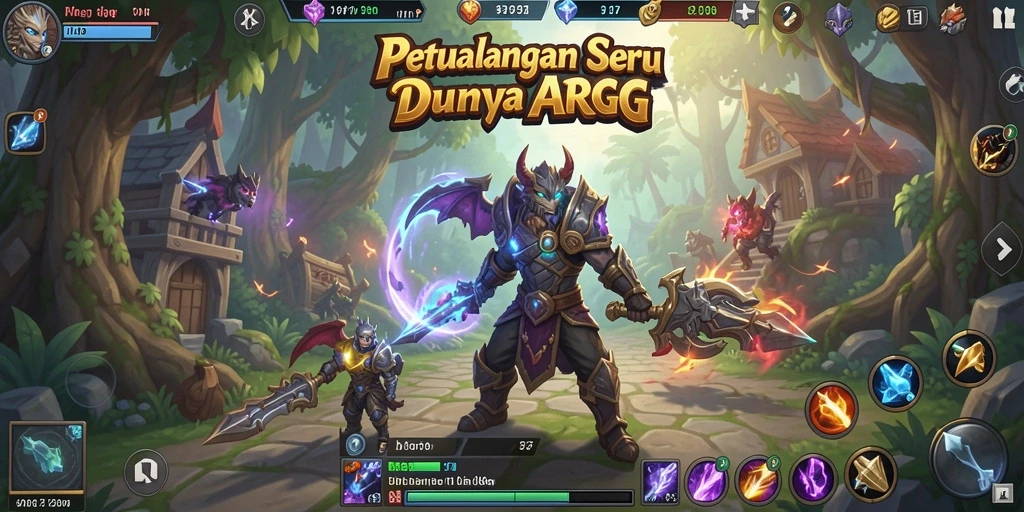 Screenshot gameplay F7F7 menampilkan aksi pertempuran seru dan karakter yang dinamis.