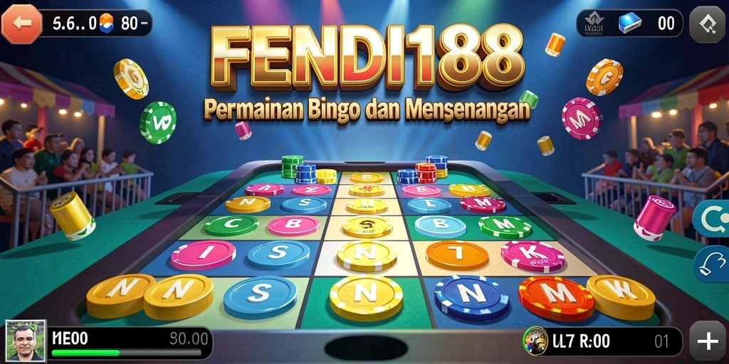 Screenshot gameplay FENDI188 yang penuh keseruan bingo.