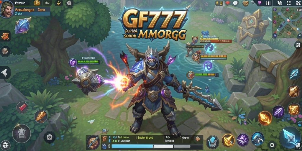 Screenshot gameplay GF777 menampilkan petualangan epik dalam dunia fantastis.
