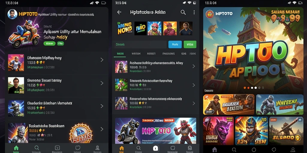 Tampilan utama HPTOTO dengan fitur pengelolaan tugas yang intuitif.
