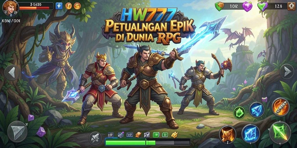 Tangkapan layar menampilkan aksi pertarungan seru di dunia ARPG.
