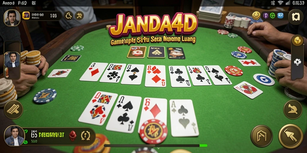 Tampilan gameplay JANDA4D yang menarik dan interaktif.