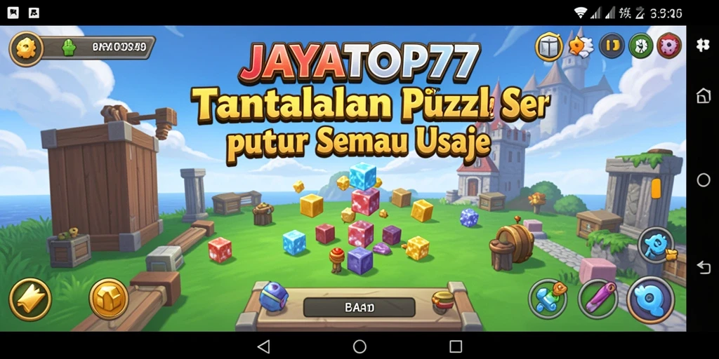 Screenshot gameplay JAYATOP77 menampilkan teka-teki yang menarik dan tantangan seru.