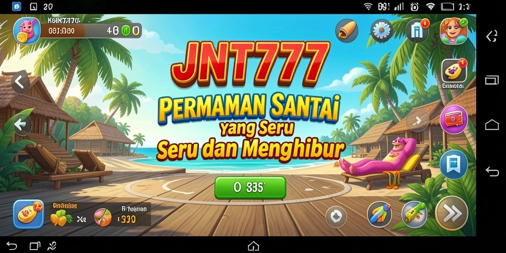 Tampilan gameplay JNT777 yang seru dan penuh warna.