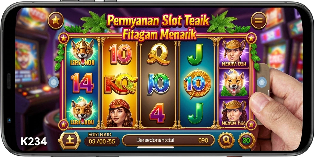 Gambaran gameplay K234 yang mendebarkan dalam permainan Slot.