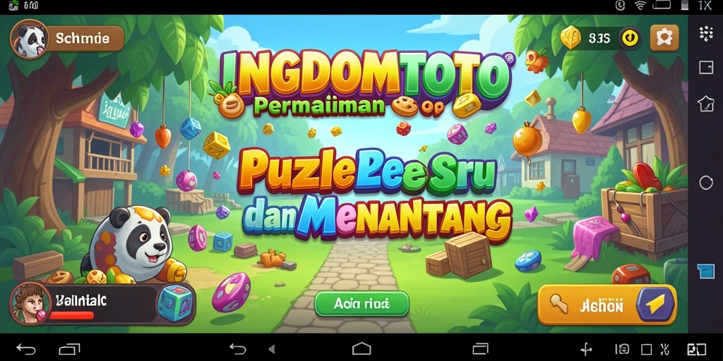 Tampilan gameplay KINGDOMTOTO dengan teka-teki yang menantang.