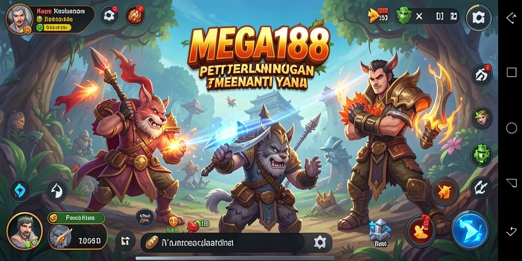 Tampilan gameplay seru dalam petualangan MEGA188 yang menantang.