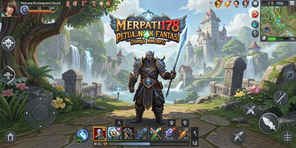 Tampilan gameplay seru di dunia fantasi MERPATI178.