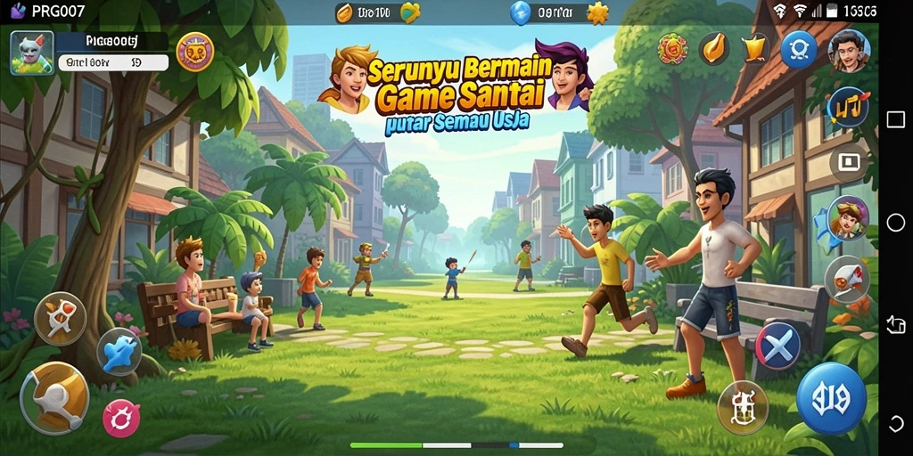 Screenshot gameplay PRG007 yang menampilkan keseruan permainan Casual.