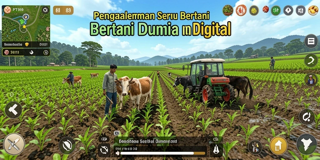 Tangkapan layar PT89 menampilkan aktivitas pertanian yang menarik.