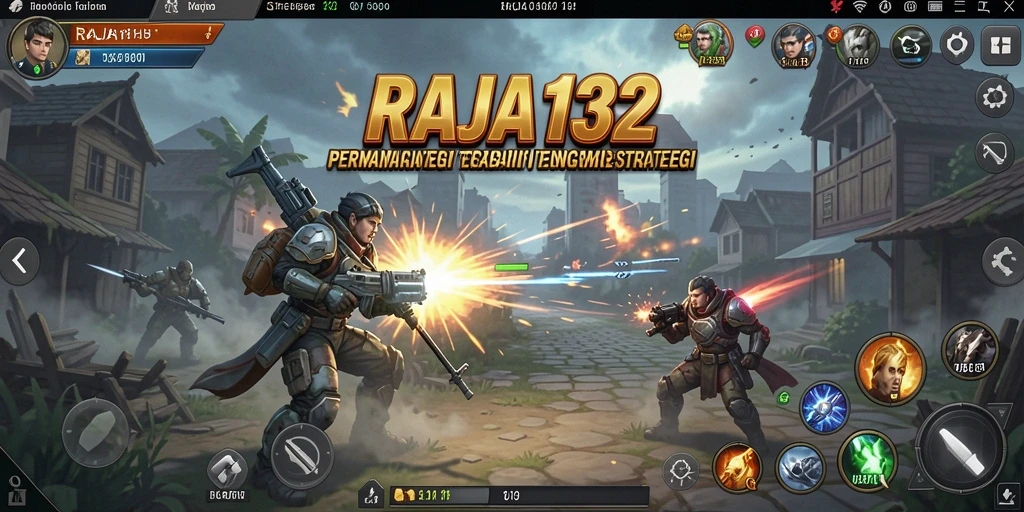 Tampilan gameplay menarik dan strategi mendalam dalam RAJA132.