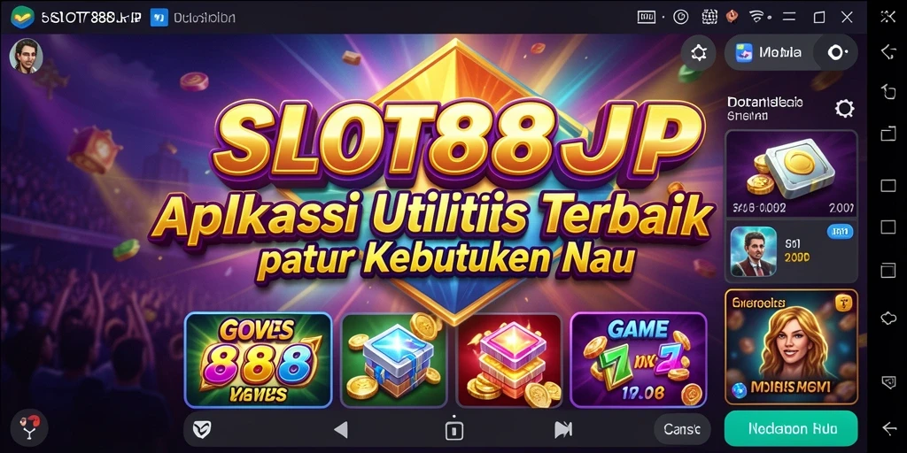 Tampilan antarmuka SLOT88JP yang modern dan fungsional.